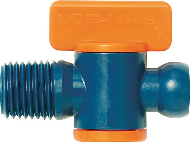 Abstellhahn 2-teilig für Kühlmittelschlauch 1/4" N