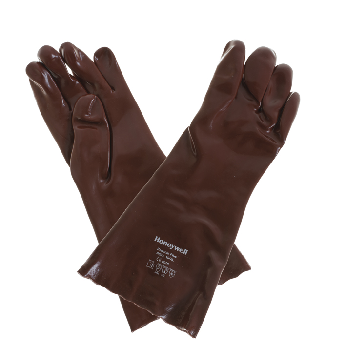 Handschuhe säurefest  Rotbraun