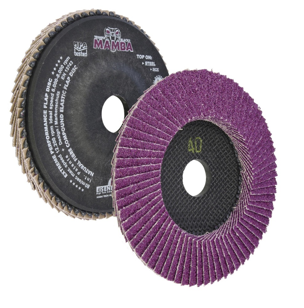 Fächerteller Eisenblätter Trimfix Black Mamba