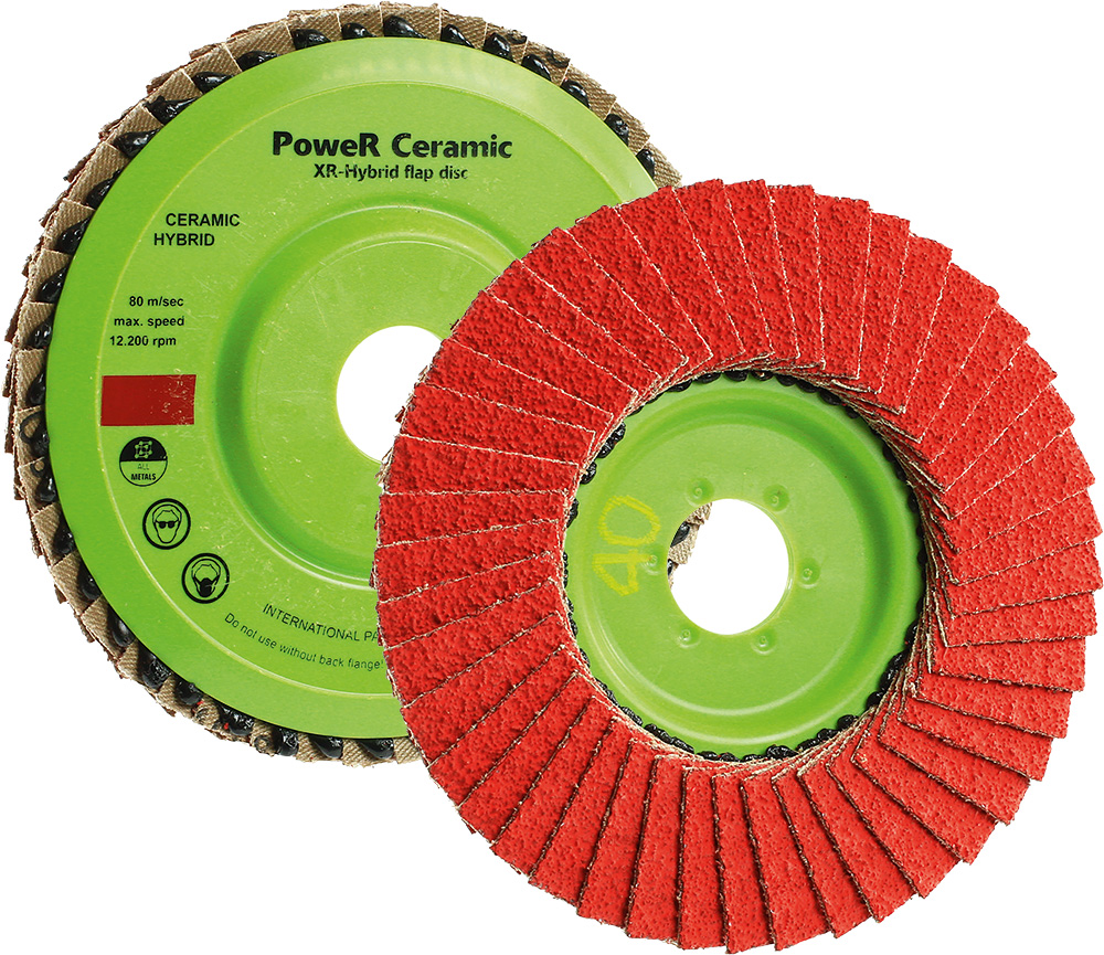 1x Gratis Fächerschleifteller PoweR Ceramic