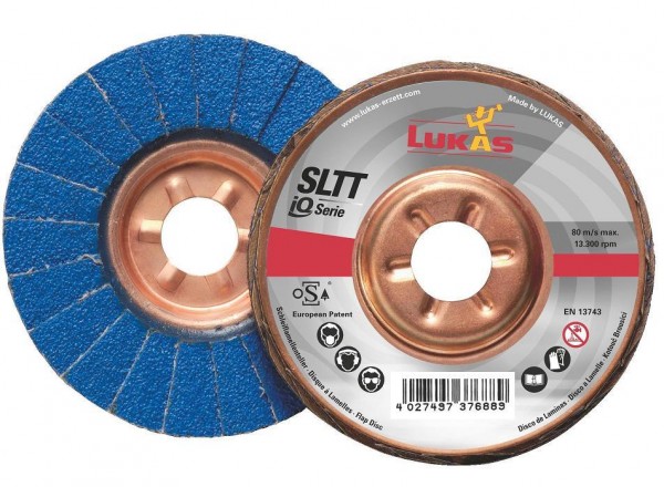 Schleiflamellenteller - Metall