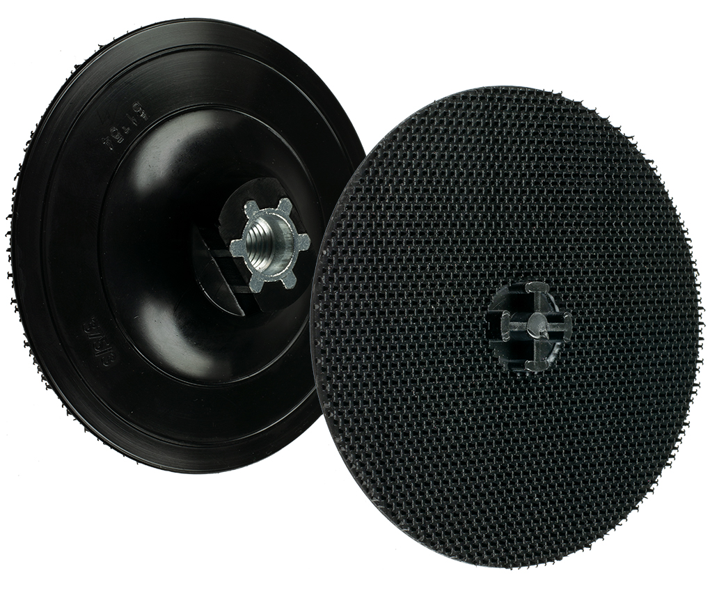 Klettschleifteller für Vliese