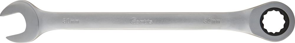 Maulschl. mit Ringratsche30mm gerade FORTIS