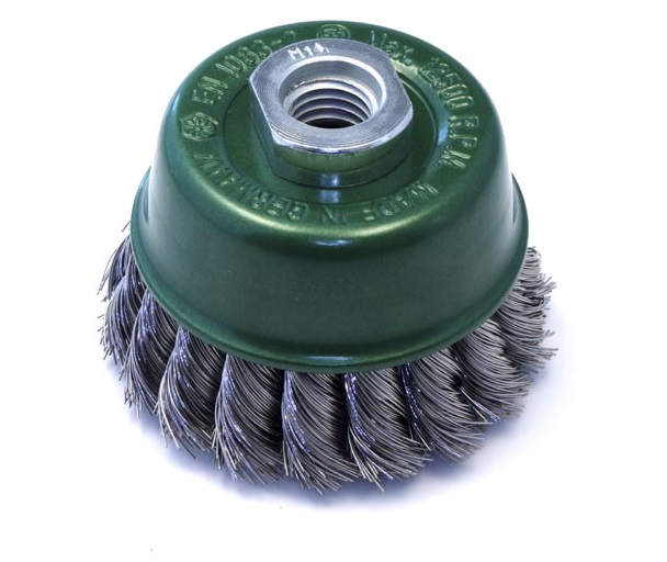 Gezopfte Topfbürsten mit M14