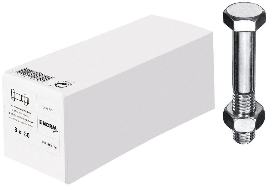 6-Kantschr. 4.8 Mu galZn M10x70 HP E-NORMpro ähnli