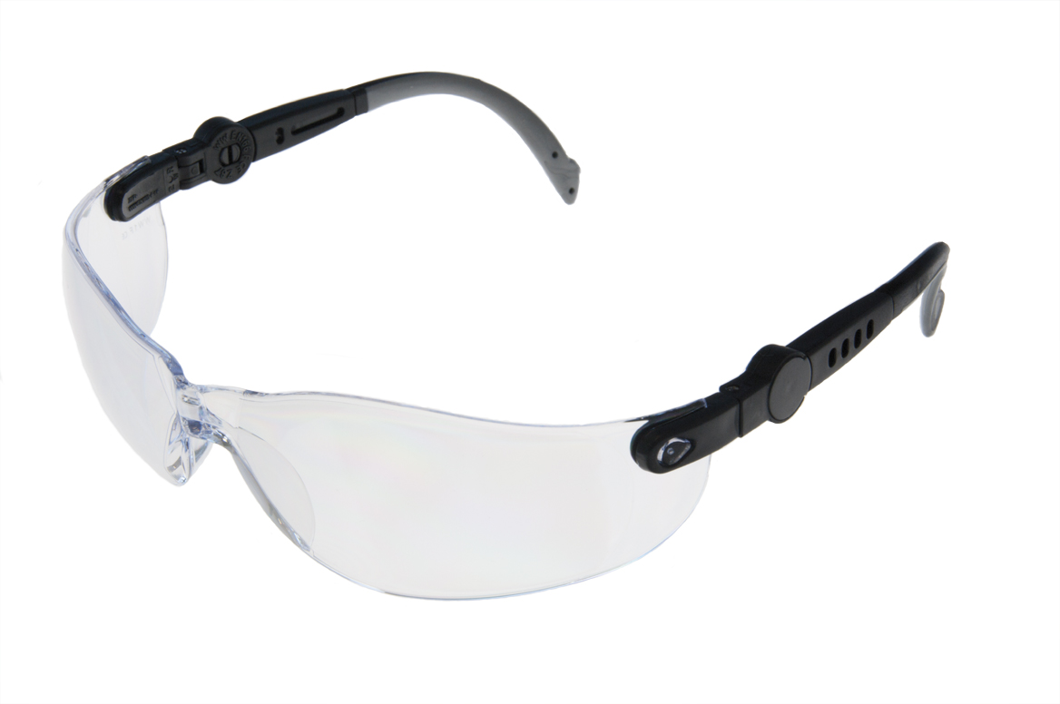 Schutzbrille rahmenlos – verstellbare Bügel