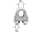 Seilklemme bis 6 mm verz. 2 St.