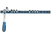 Steckleiste für 16Stück Stecknüsse 1/2"-4kant 580m